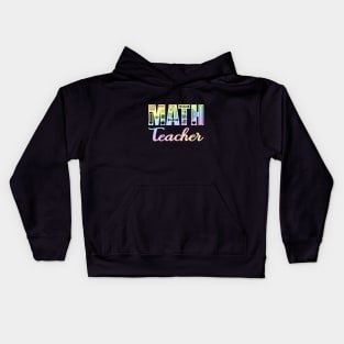 Math teacher Kids Hoodie